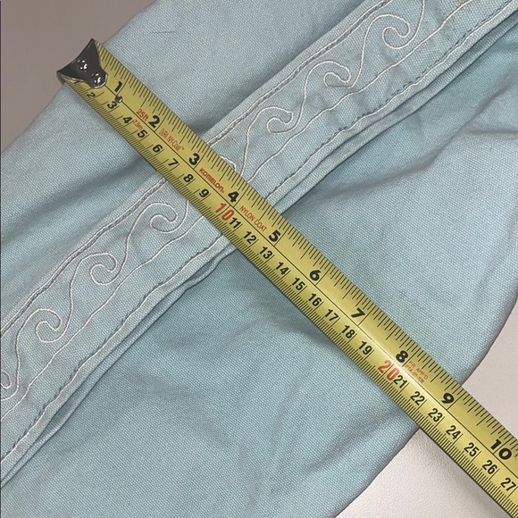 Gaiam Light Ice Blue Yoga Mat Embroidered pocket bag with strap, preowned - Picture 12 of 12